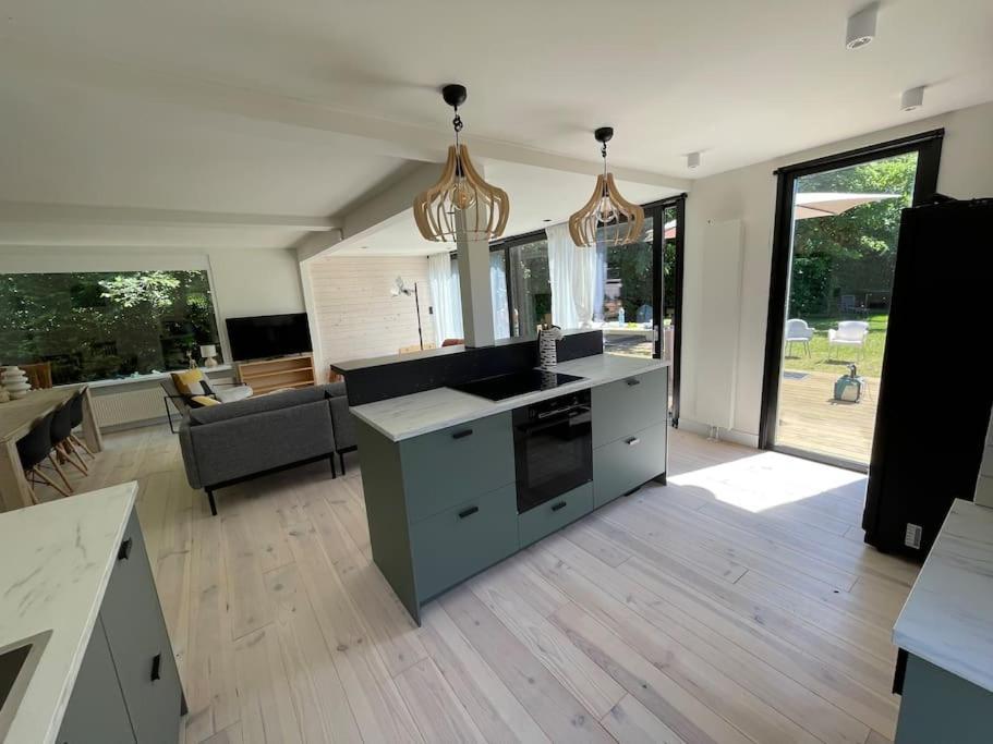 Modern Beach House For 12 Pers! With Jacuzzi Julianadorp Exterior foto